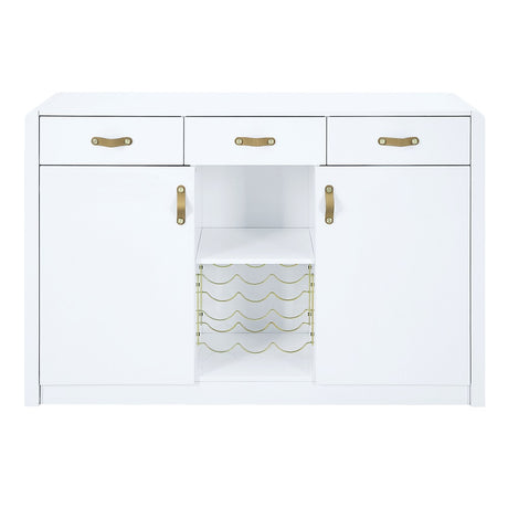 Acme - Paxley Server DN01612 White High Gloss Finish