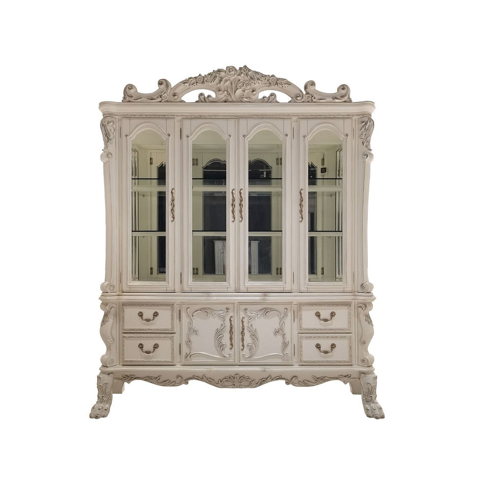 Acme - Dresden Buffet & Hutch DN01698 Bone White Finish