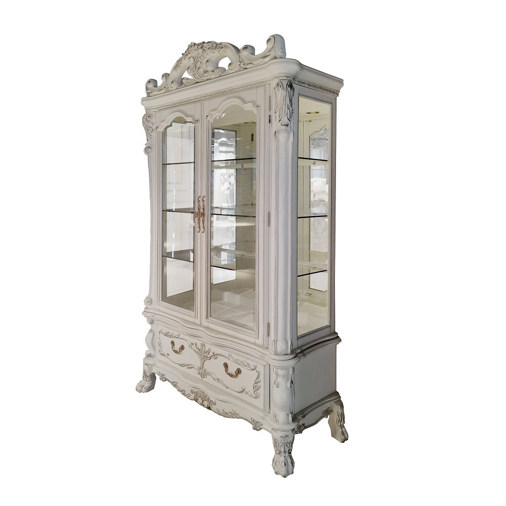 Acme - Dresden Curio DN01702 Bone White Finish