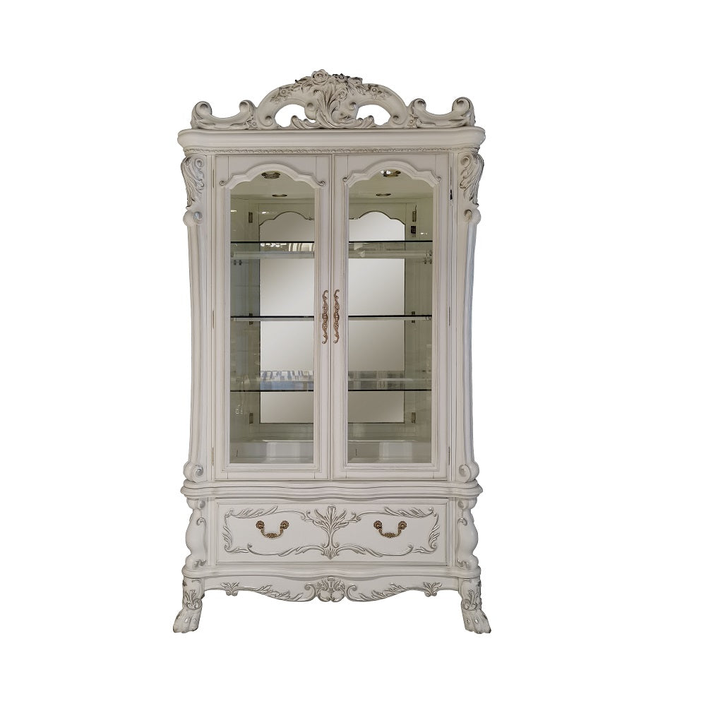 Acme - Dresden Curio DN01702 Bone White Finish