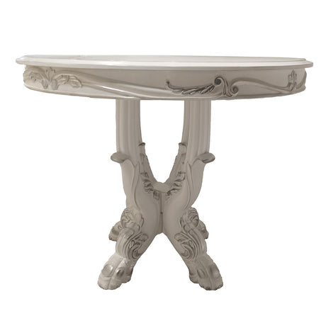 Acme - Dresden Counter Height Table DN01703 Bone White Finish