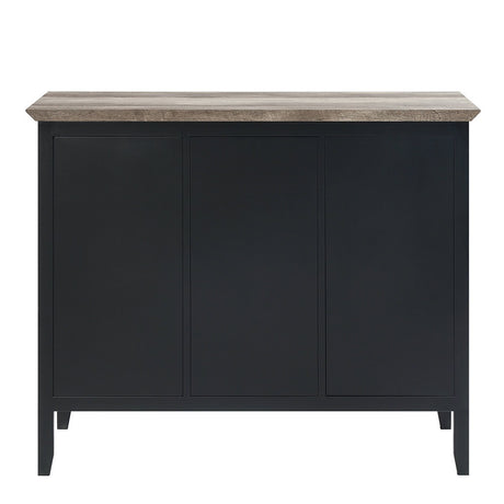 Acme - Zudora Server DN01759 Antique Oak & Sandy Black Finish