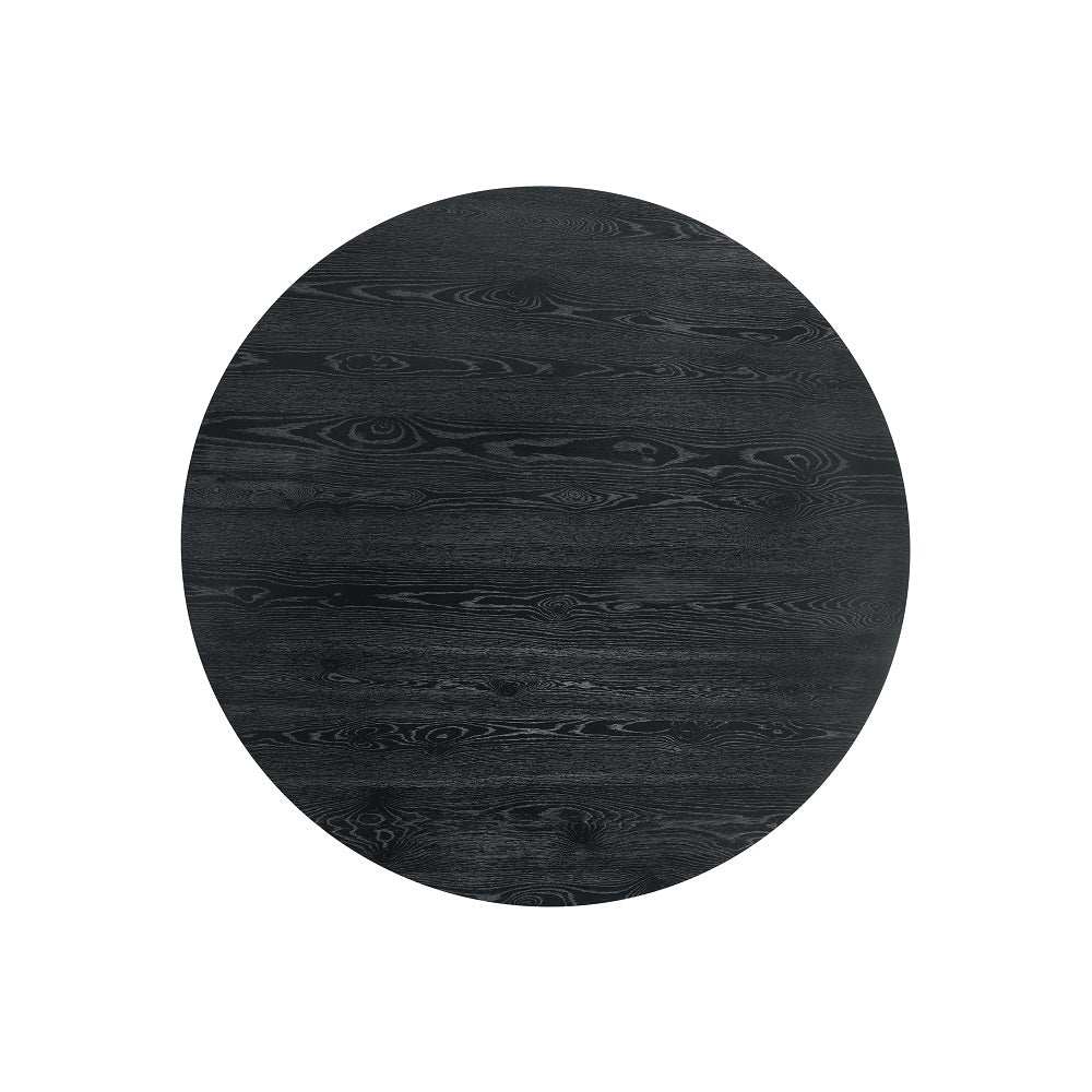 Acme - Froja Round Dining Table DN01802 Black Finish