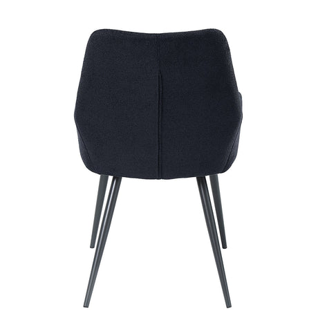 Acme - Zudora Side Chair (Set-2) DN01949 Black Linen