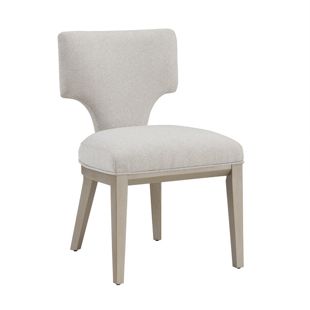 Acme - Kasa Side Chair (Set-2) DN02012 Linen & Champagne Finish