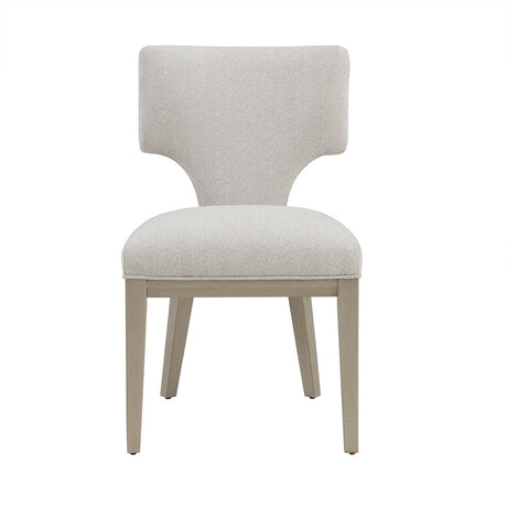 Acme - Kasa Side Chair (Set-2) DN02012 Linen & Champagne Finish