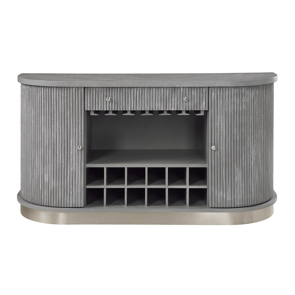 Acme - Adalynn Server DN02127 Weathered Gray Oak Finish