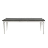 Acme - Katia Dining Table W/Leaf DN02273 Rustic Gray & Weathered White Finish