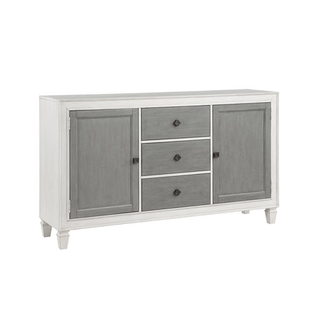 Acme - Katia Server DN02276 Rustic Gray & Weathered White Finish