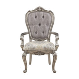 Ariadne Arm Chair (Set - 2) DN02283 Velvet & Antique Platinum Finish | Acme - DN02283 - Home Elegance USA - 2