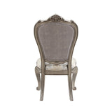 Ariadne Side Chair (Set - 2) DN02282 Velvet & Antique Platinum Finish | Acme | Home Elegance USA