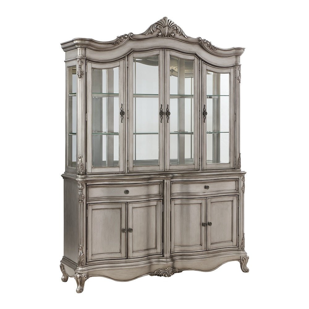 Ariadne Hutch & Buffet DN02284 Antique Platinum Finish | Acme | Home Elegance USA