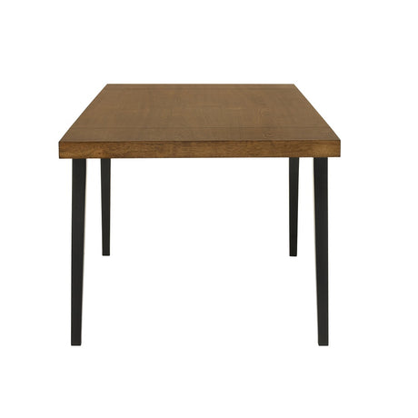 Acme - Hillary Dining Table W/2 Leaves DN02305 Walnut & Black Finish