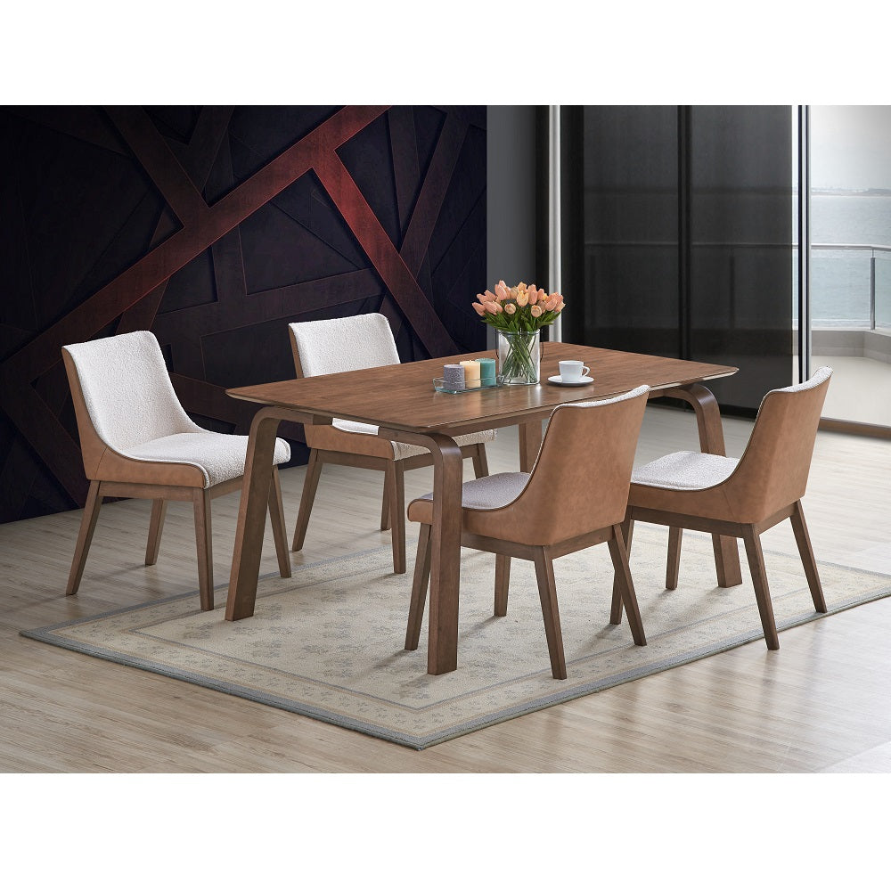 Acme - Ginny Dining Table DN02307 Walnut Finish