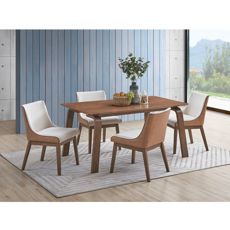 Acme - Ginny Dining Table DN02307 Walnut Finish