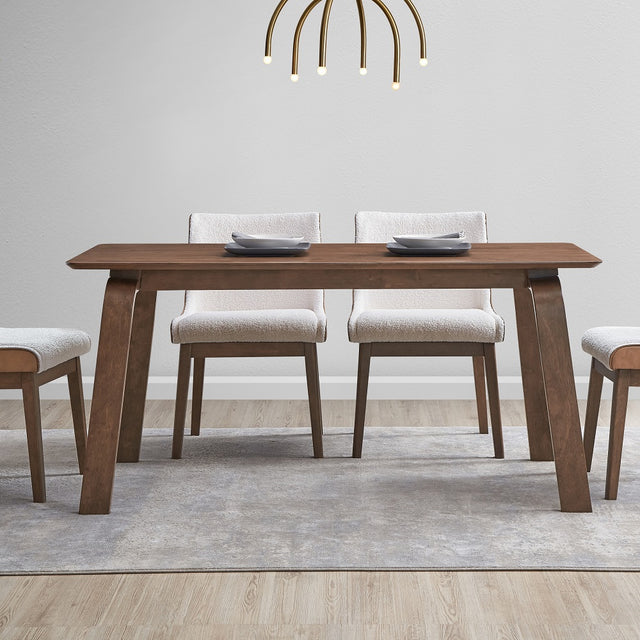 Acme - Ginny Dining Table DN02307 Walnut Finish