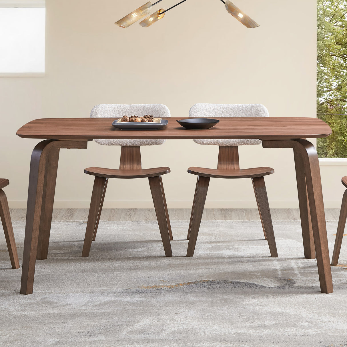 Acme - Casson Dining Table DN02309 Walnut Finish