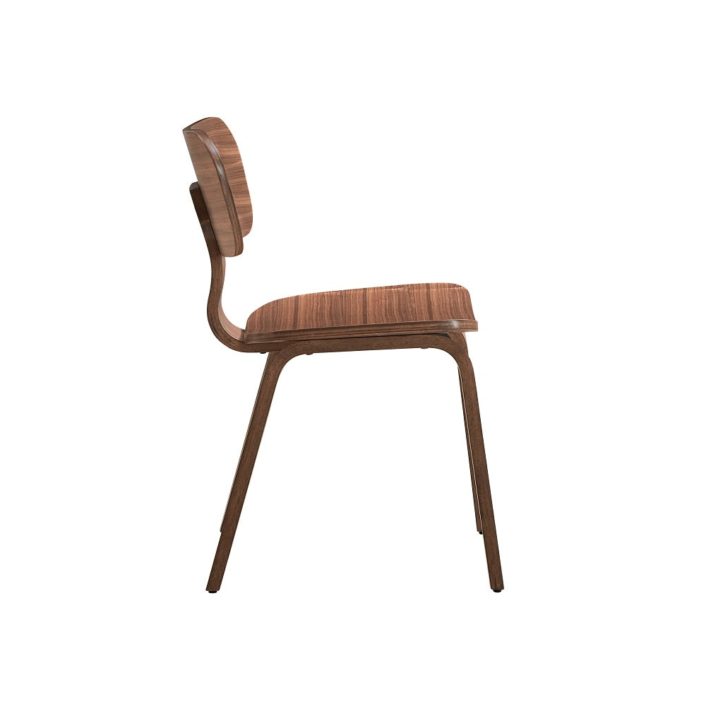 Acme - Casson Side Chair (Set-2) DN02310 Walnut Finish