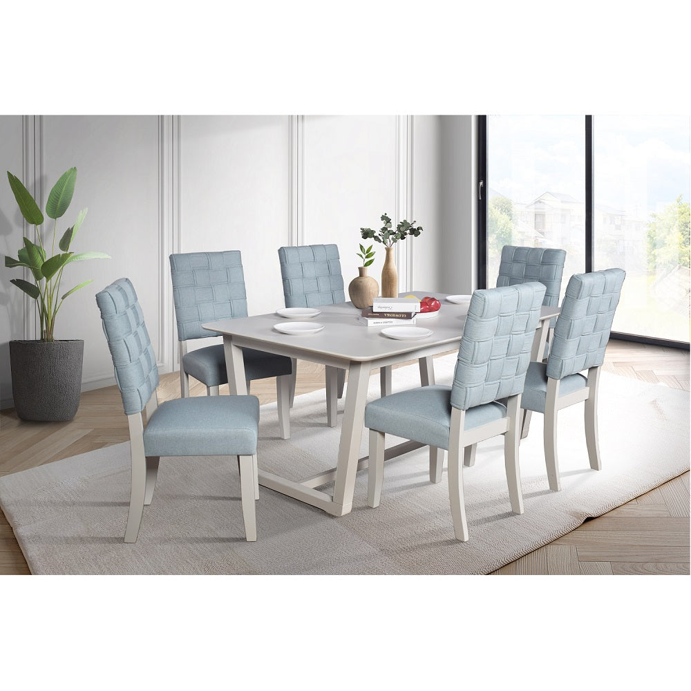 Acme - Saree Dining Table DN02350 White Finish