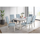 Acme - Saree Dining Table DN02350 White Finish