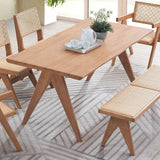 Acme - Velentina Dining Table DN02371 Natural Finish