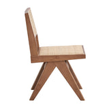 Acme - Velentina Side Chair (Set-2) DN02372 Rattan & Natural Finish