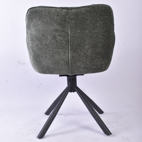 Acme - Barnardo Arm Chair (Set-2) DN02392 Olive Green Chenille