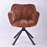Acme - Barnardo Arm Chair (Set-2) DN02393 Rust Chenille