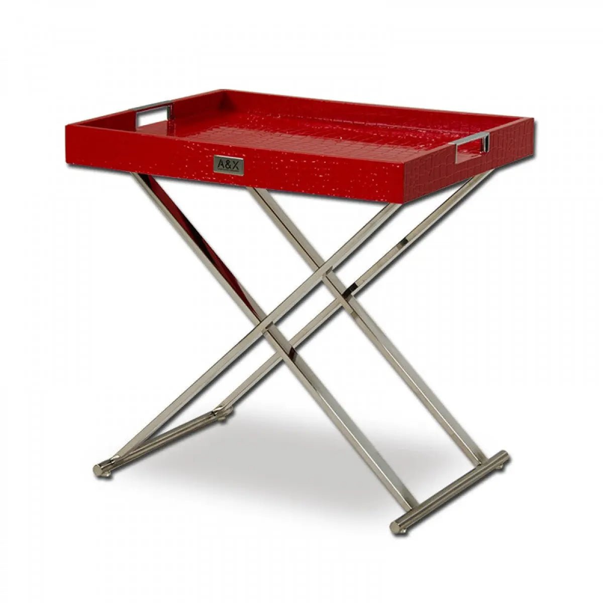 Ax Red Tray Table Vgunaa868 - 50 - R - VGUNAA868 - 50 - R - Home Elegance USA - 2