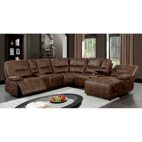 Chantelle - Power Sectional - Brown