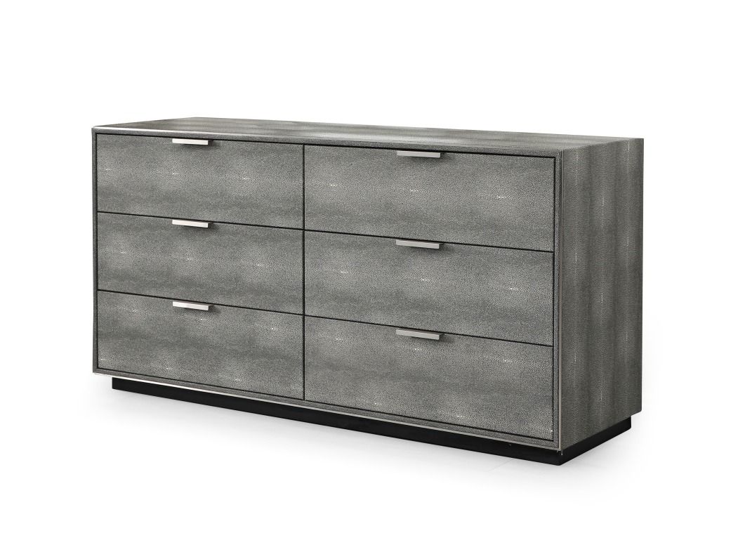 Dynasty Eastern King Modern Shagreen Bedroom Set – VIG Furniture - Home Elegance USA
