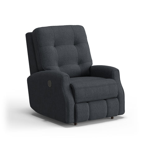 Devon Transitional Fabric Power Rocking Recliner | Flexsteel
