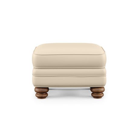 Bay Bridge Leather Ottoman | Flexsteel