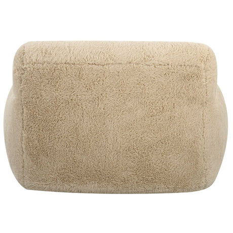 Abide Sheepskin Accent Chair - Beige by Uttermost - View 7