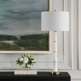 Unify Alabaster Table Lamp - White by Uttermost - View 3