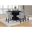 Giannis Black and Grey 7-piece Dining Set - sold by Home Elegance USA