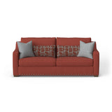 Milo Fabric Two-Cushion Sofa With Nailhead Trim | Flexsteel