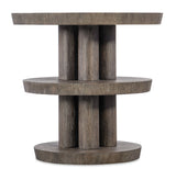 Modern Mood Round Side Table - Dark Brown by Hooker Furniture - View 1