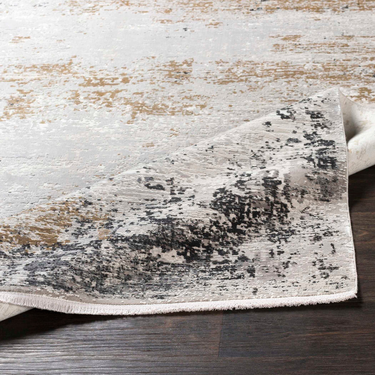 Ulen Abstract 5 X 7.5 Rug - Light Gray by Uttermost - View 4