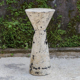 Lenora Stone Drink Table - Black / White by Uttermost - View 3