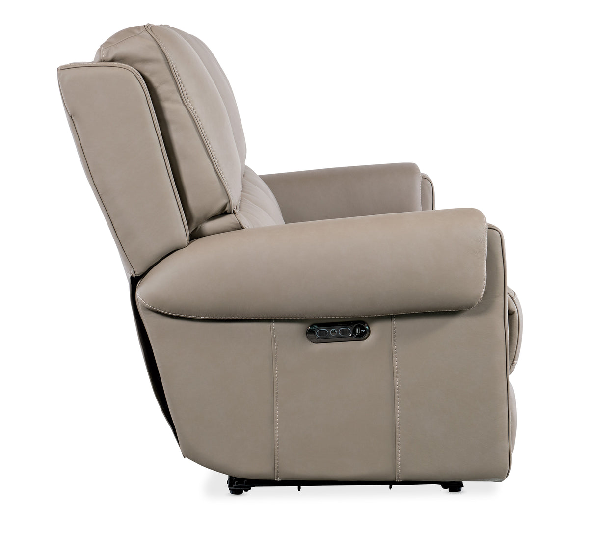 Somers Sofa With Power Recline & Power Headrest - Light Gray by Hooker Furniture - View 7