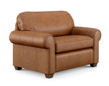 Thornton Leather Chair And a Half | Flexsteel