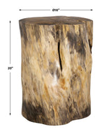 Habitat Accent Stool Natural - Light Brown by Uttermost - View 6