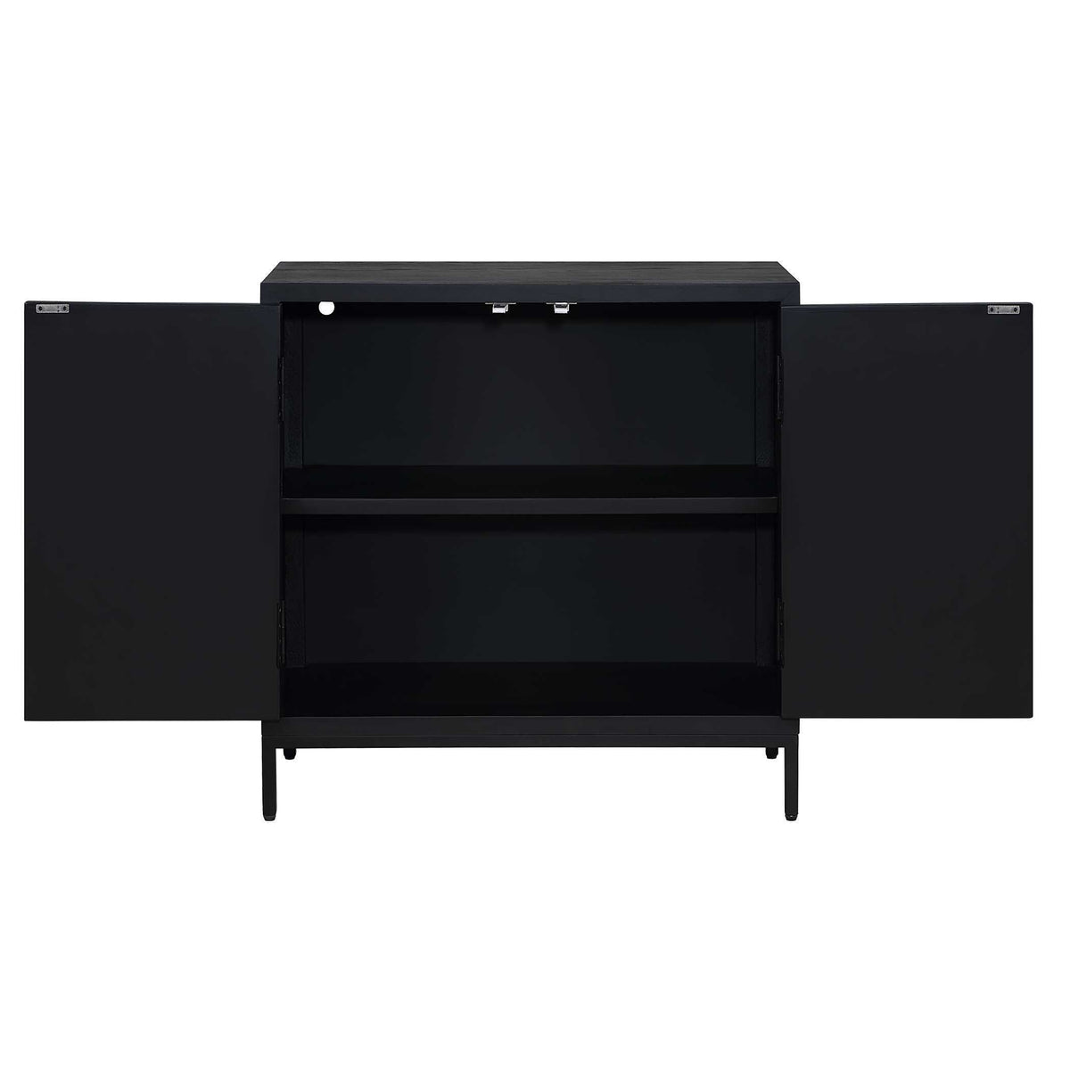 Beswick 2 Door Cabinet - Black by Uttermost - View 5