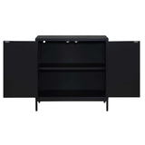 Beswick 2 Door Cabinet - Black by Uttermost - View 5