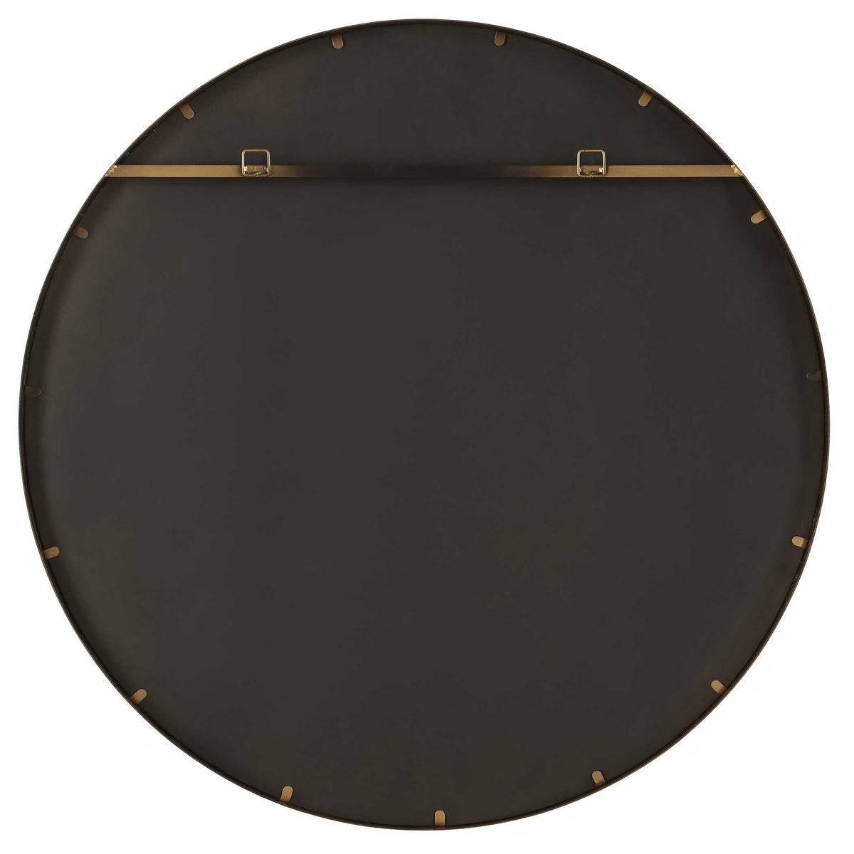 Odeon Shell Inlay Round Mirror - Bronze by Uttermost - View 6