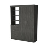 Tempe 3 Drawers Armoire, 3-Tier Shelf, 2-Door - sold by Home Elegance USA