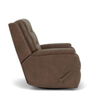 Arlo Transitional Fabric Swivel Gliding Recliner | Flexsteel