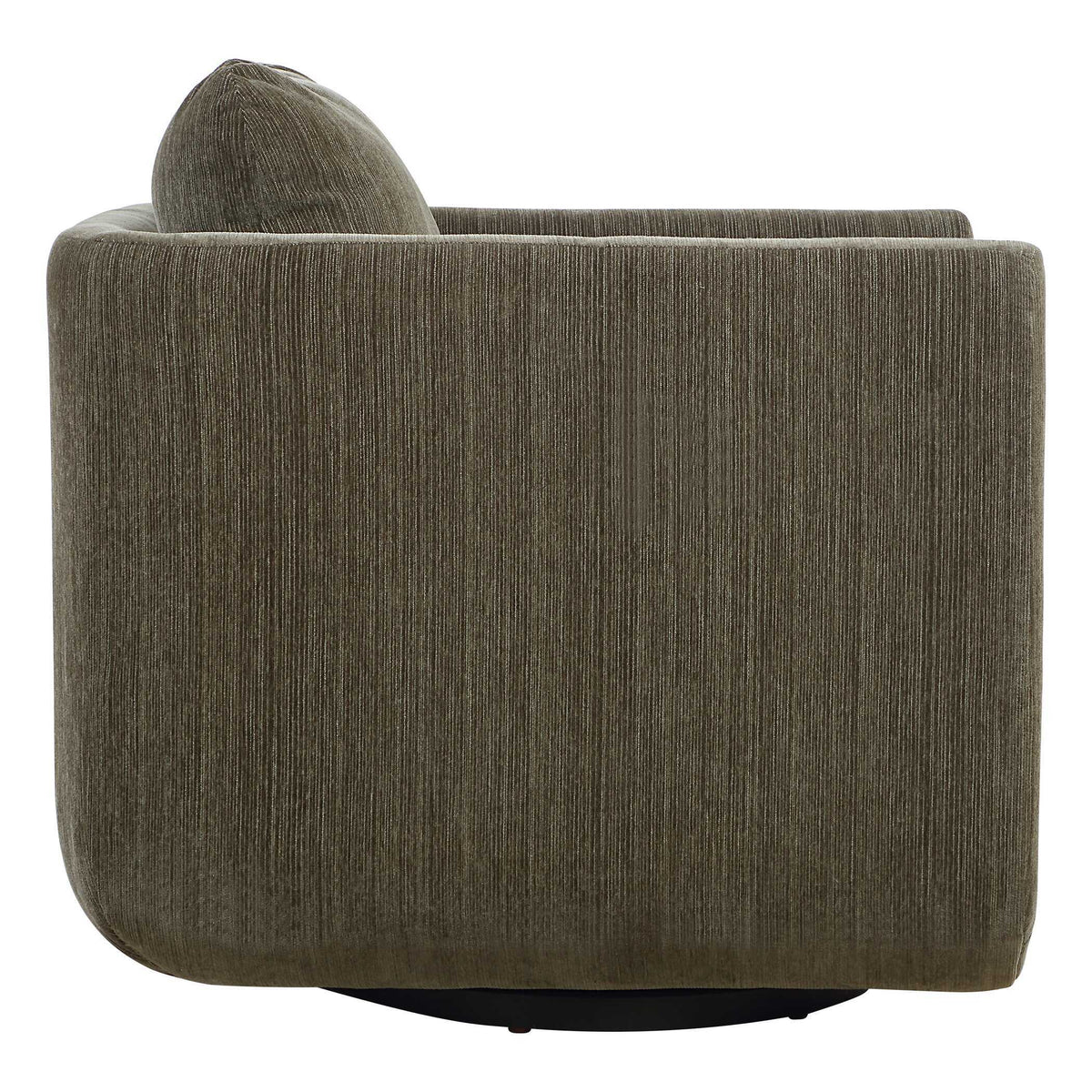 Abound Swivel Chair Herb - Dark Green by Uttermost - View 5