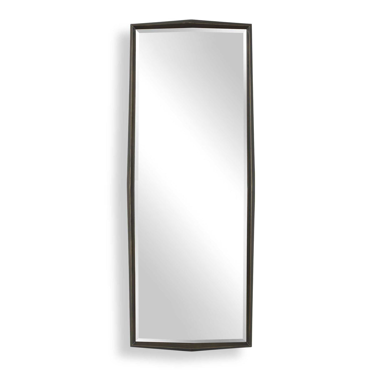 On Point Tall Mirror Bronze - Black by Uttermost - View 1